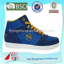 2014 the newest men high cut skateboard shoes with latest fashion men high neck shoes for men